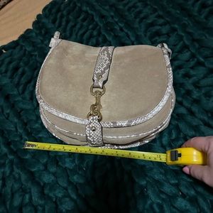 Vintage Michael Kors bag with leather and snakeskin print